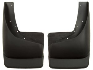 GMC Yukon Mud Guards - Rear - Husky Liners - Custom-Molded, FormFit Design, With Fender Flares - Paintable Matte Finish - `99-`06